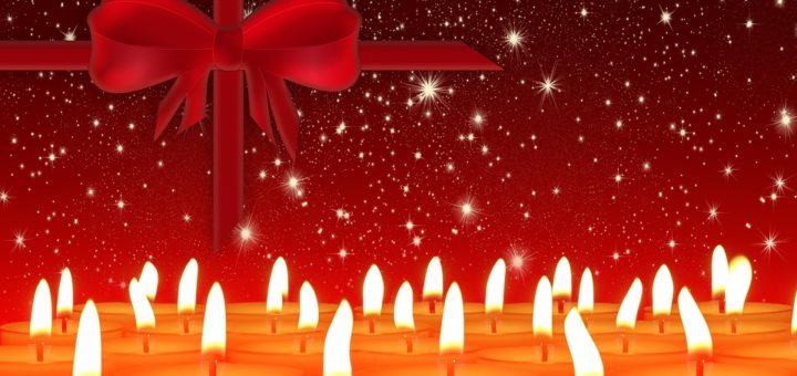 Christmas Gift and Candles