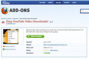 Easy YouTube Downloader Add-On