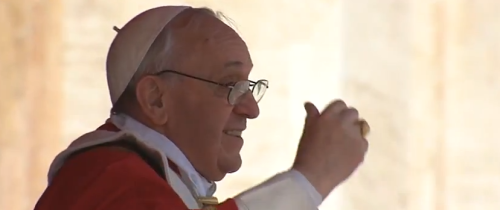 Pope Francis Preaches on Palm Sunday