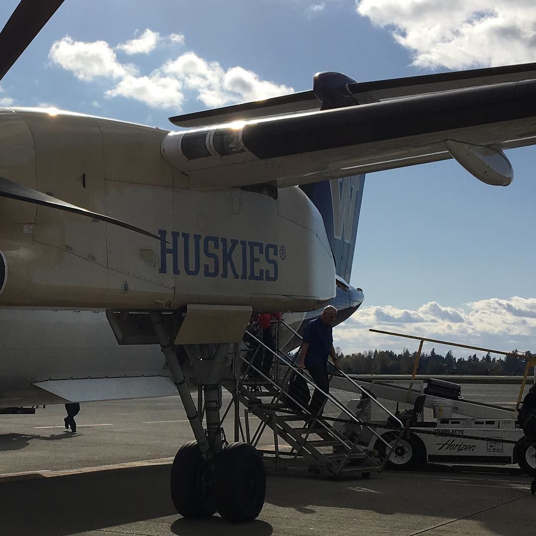 Alaska Airlines Husky Plane