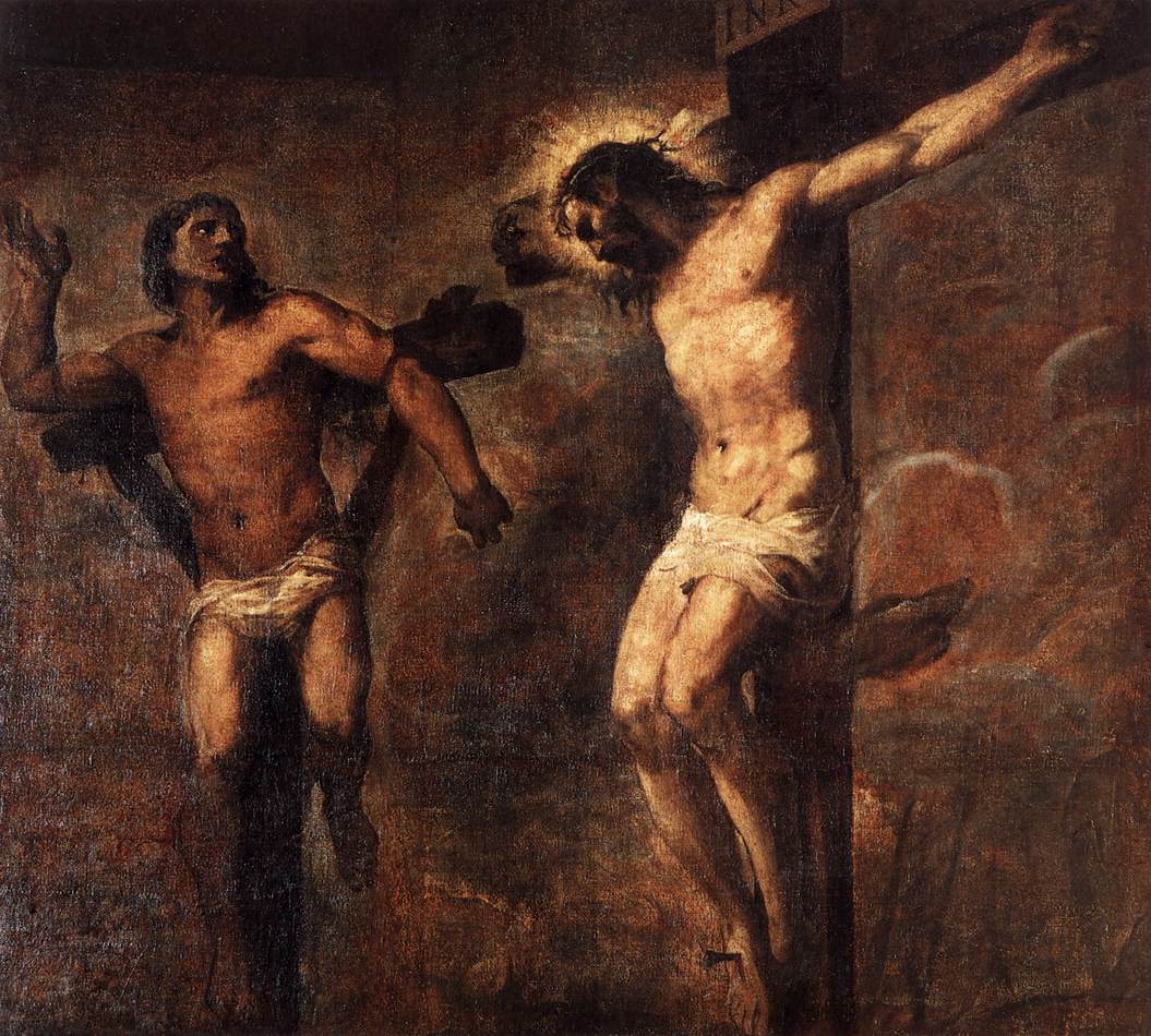 Christ and the Good Thief by Titian